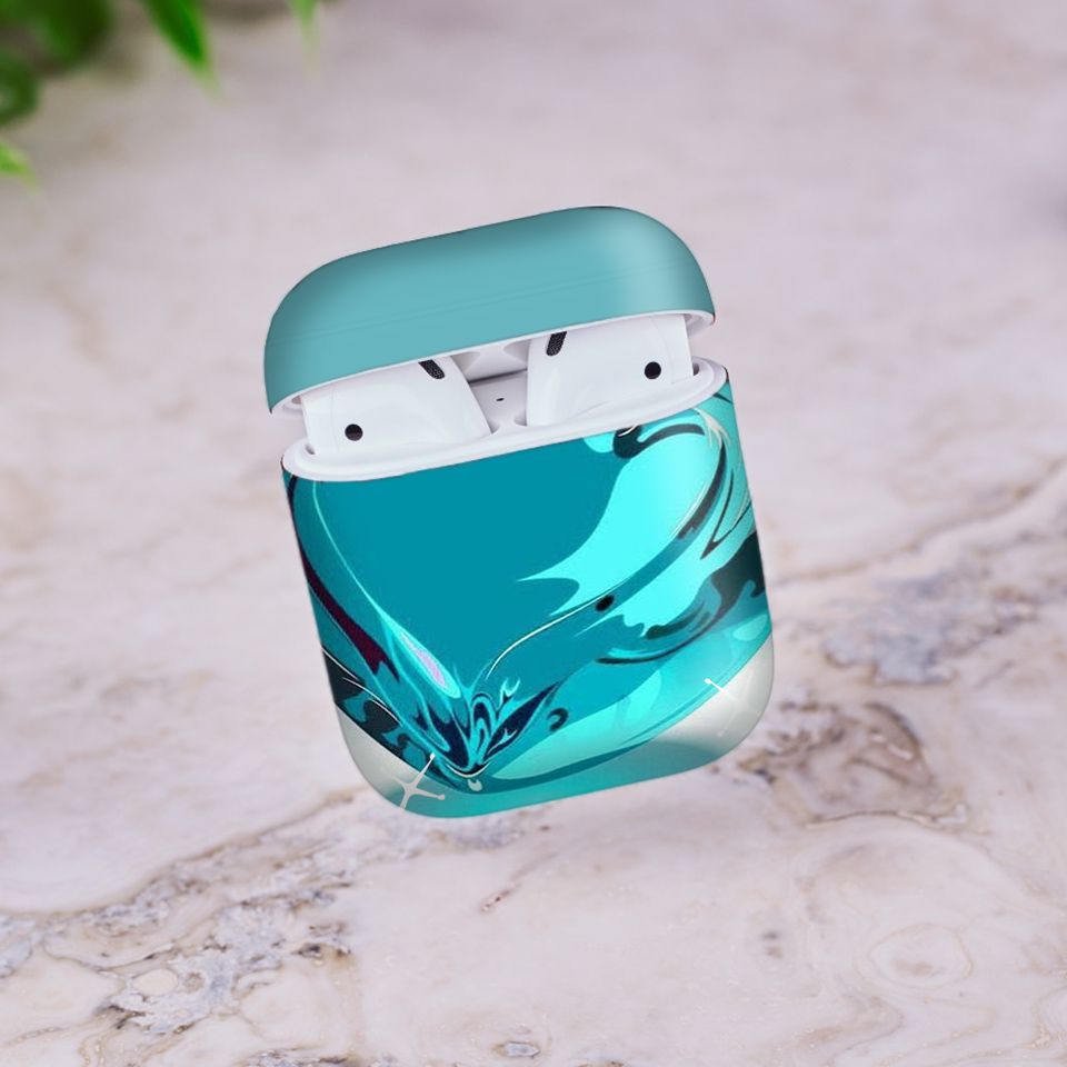 Miếng dán skin chống bẩn cho tai nghe AirPods in hình Họa tiết - HTx059 (bản không dây 1 và 2)