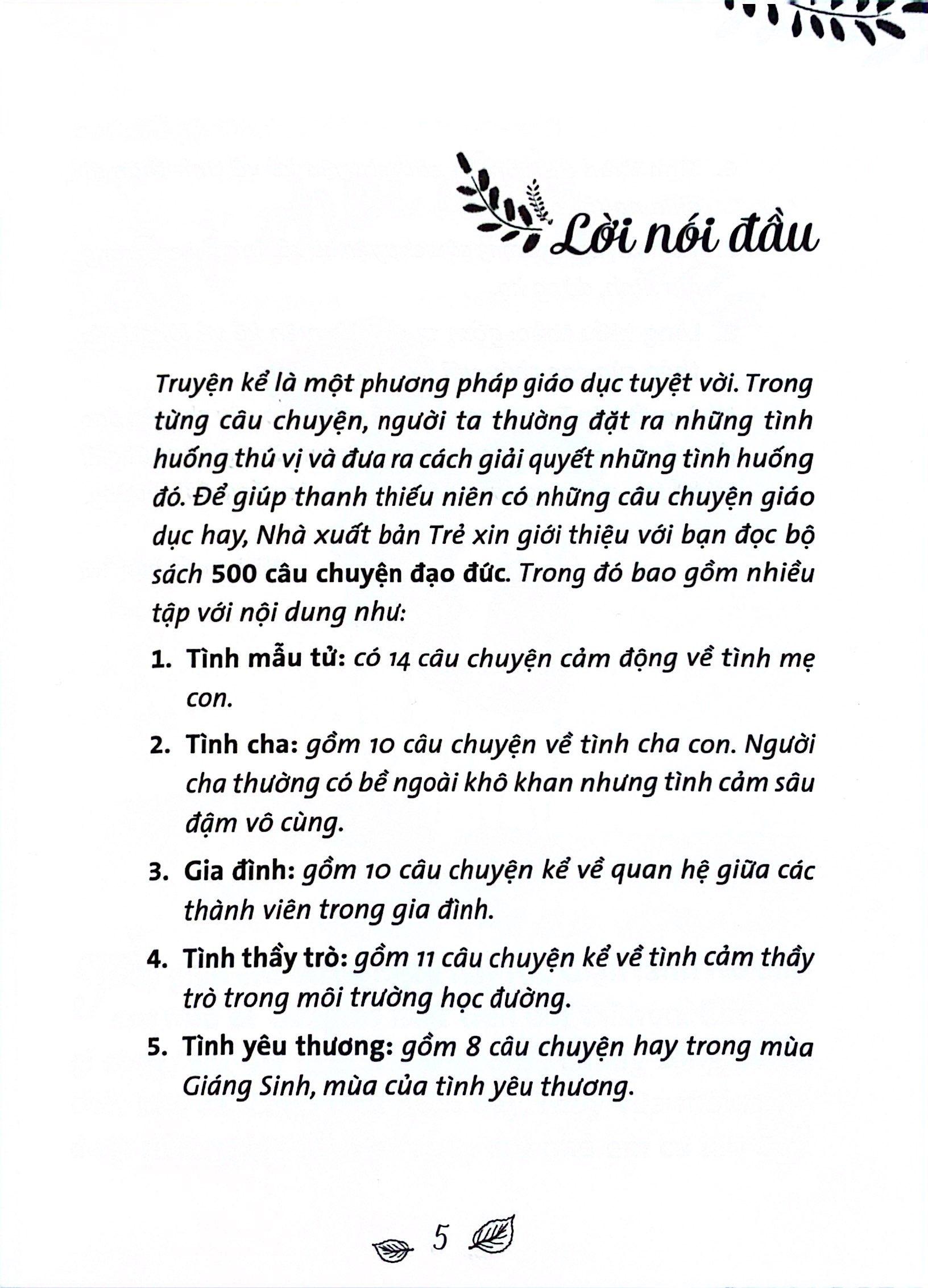 500 Câu Chuyện Đạo Đức - Tình Chị Em (Tái Bản 2023)
