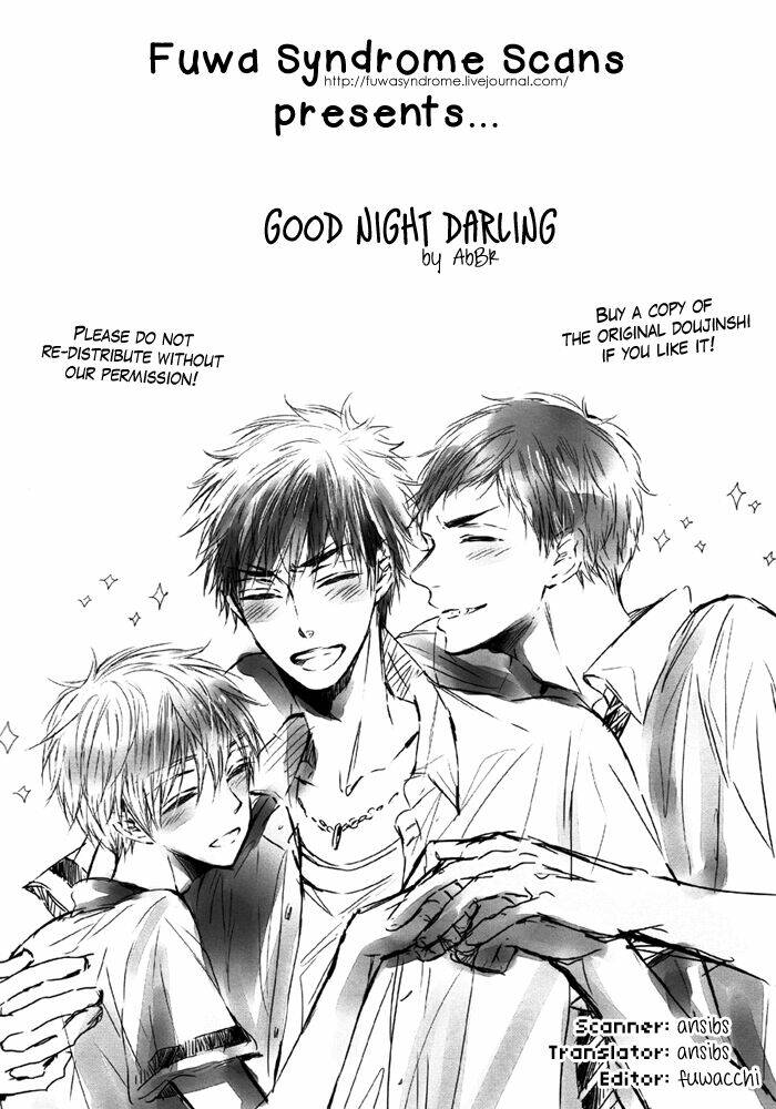 kuroko – tuyển thủ vô hình: good night darling chapter 1 2