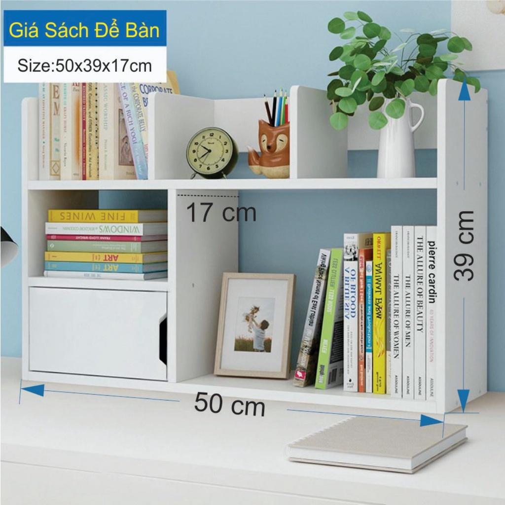 Giá sách để bàn VPP M8 thời trang, cao cấp ,sáng bóng, chống nước... ( KT: 50x39x17 )