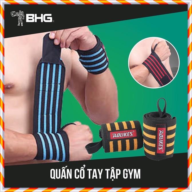 Đôi Băng Quấn Cổ Tay, Đai Bảo Vệ Cổ Tay Tập GYM Aolikes KINGDOM SPORT size 60cm x 8cm