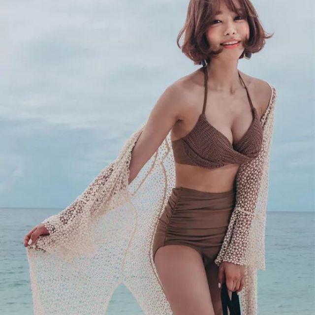 Đồ Bơi 2 Mảnh Lưng Cao Style Hàn Quốc B2
