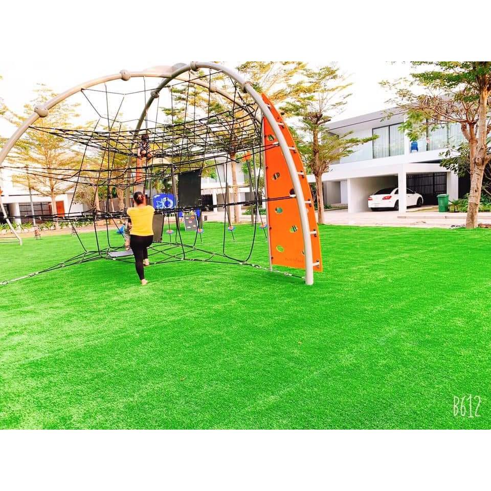 Thảm cỏ nhân tạo trải sàn trang trí sân vườn ,cỏ lót sân,lối đi, xanh non 1m x1m