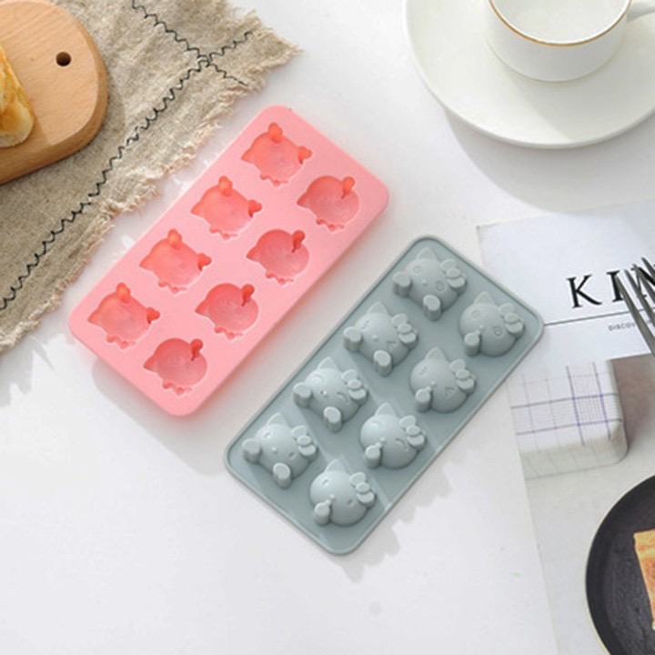 Khuôn silicon hình mèo kitty