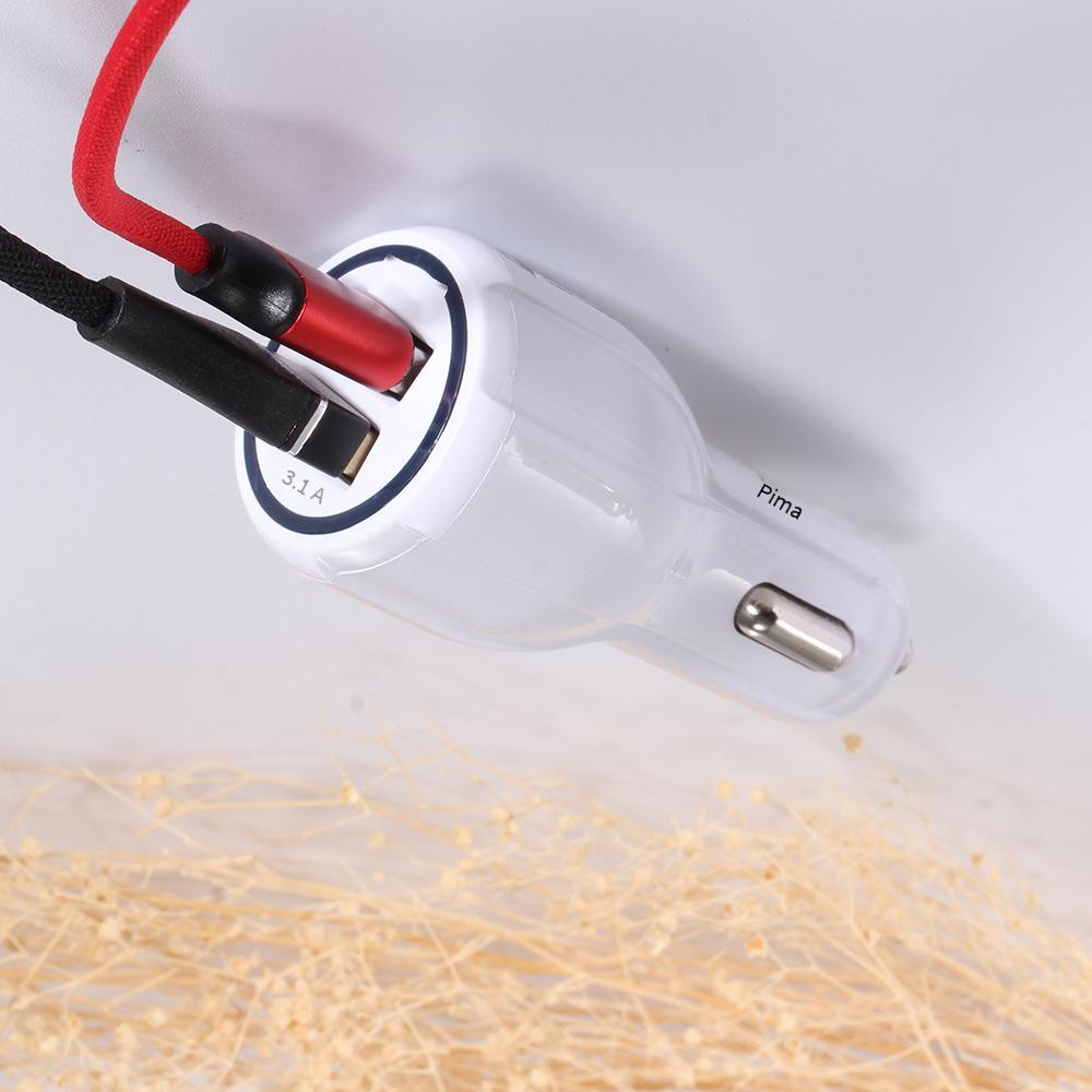 Đảm Bảo Chất Lượng QC3.0 Dual USB Sạc Xe Hơi 6A 2 Cổng Sạc Xe Hơi Sạc Nhanh Sạc Xe Hơi Bông Sen Sạc Xe Hơi