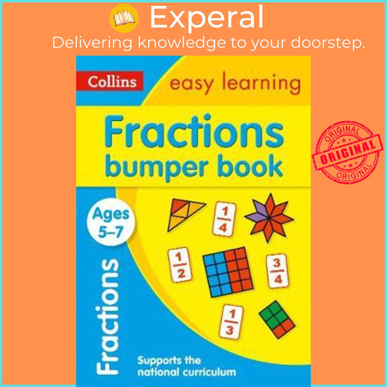 Sách - Fractions Bumper Book Ages 5-7 : Ideal for Home Learning by Collins Easy Learning