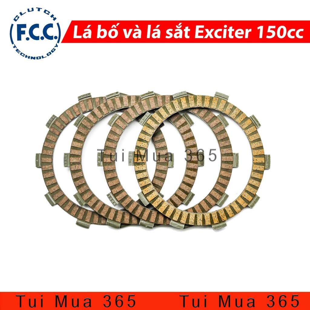 Full bộ Lá bố nồi và Lá sắt zin FCC Yamaha Exiter 150