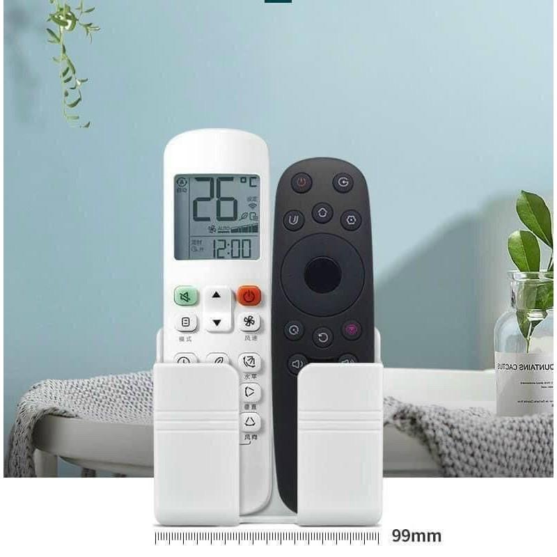 Kệ Để Điện Thoại Dán Tường Size To  Hộp Đựng Đồ Remote Đa Năng Với Miếng Dán Tường Tiện Lợi(mua 10 tặng 2)