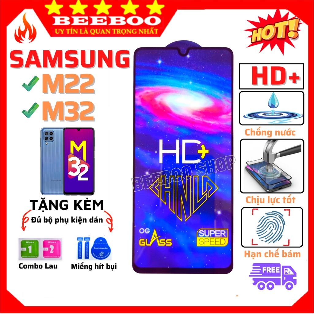 Kính Cường Lực Dành Cho Điện Thoại Samsung M22/ M32 - Full màn hình và trong suốt - Độ cứng 99H