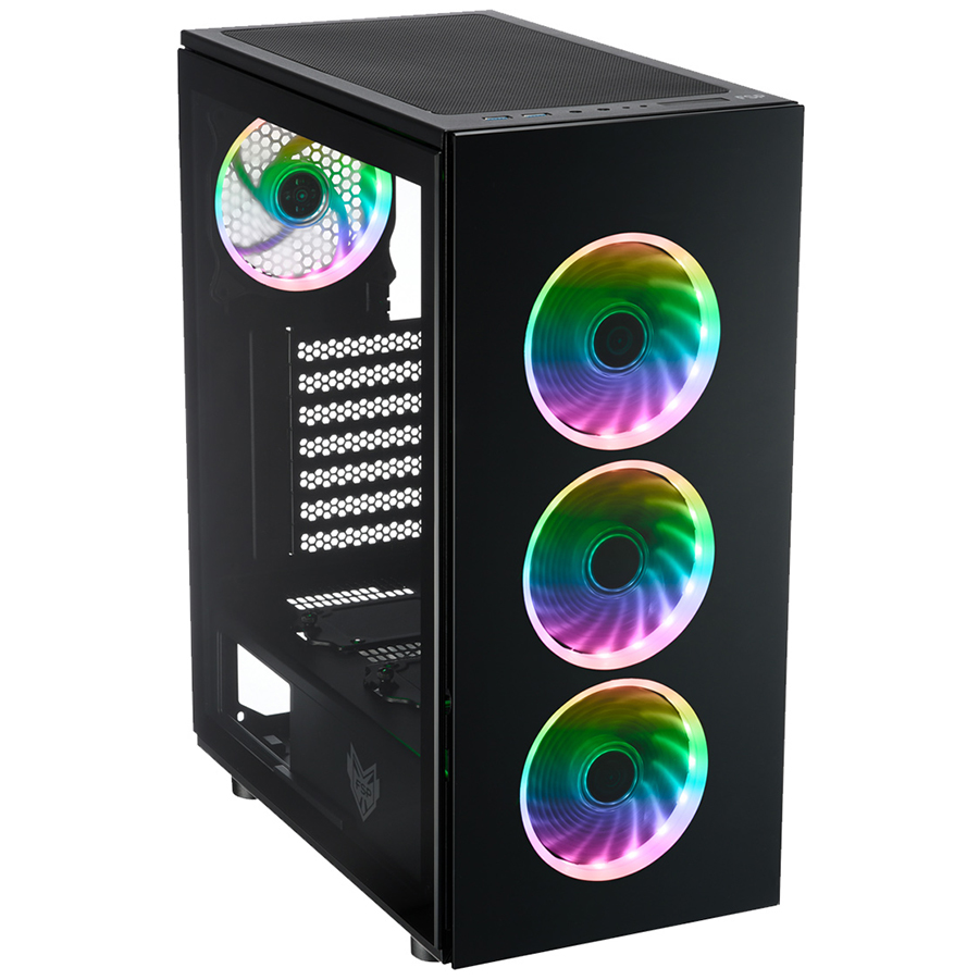 Vỏ case Desktop FSP CMT340 ATX Case w/ 4 ARGB Fans - Hàng Chính Hãng