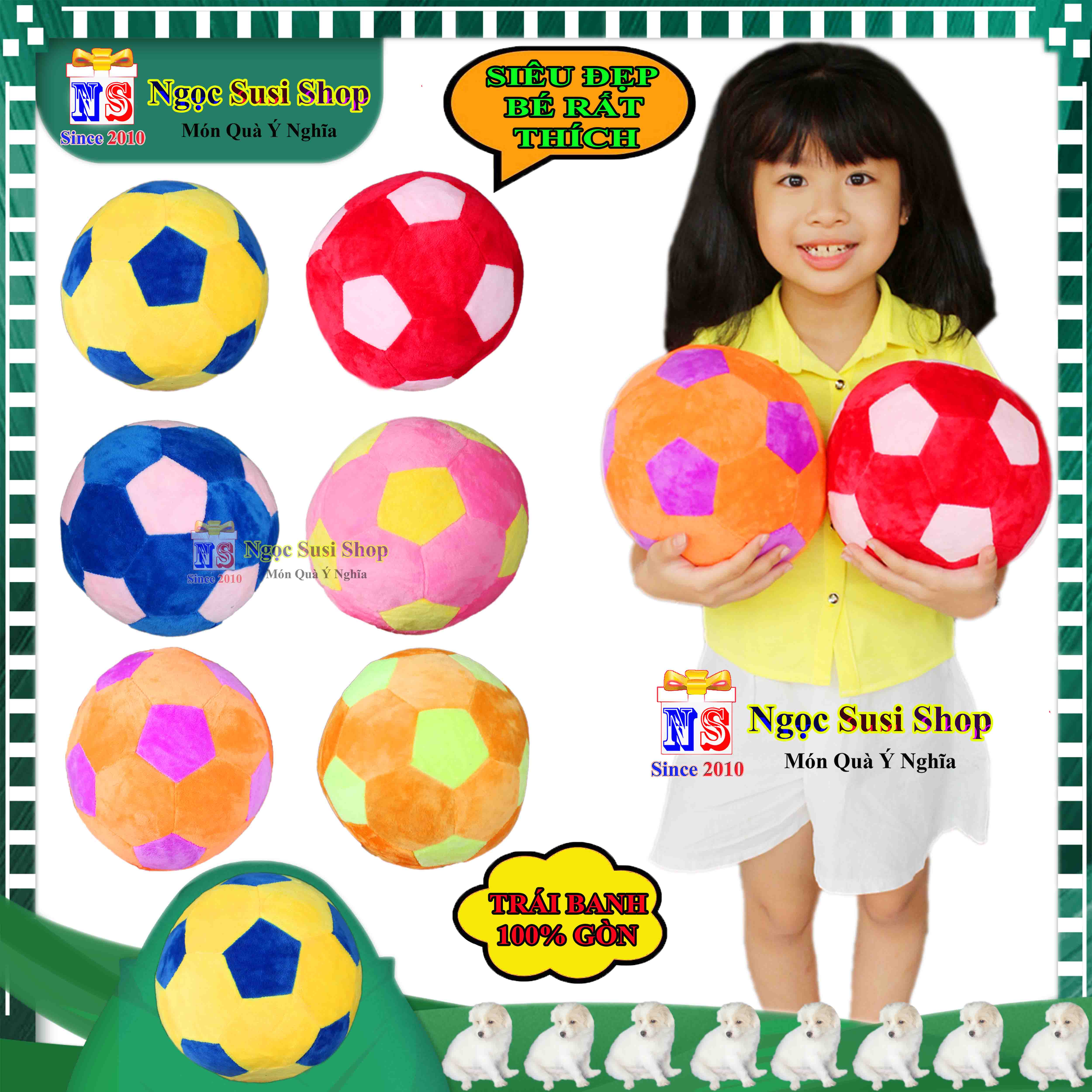 THÚ BÔNG TRÁI BANH CHO BÉ SIÊU MỀM MỊN RẤT DỄ THƯƠNG - GẤU BÔNG HÌNH TRÁI BANH