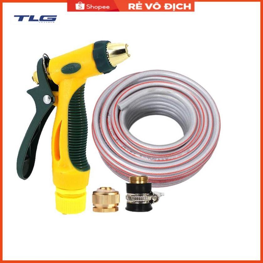 Bộ dây vòi xịt nước rửa xe, tưới cây tăng áp 3 lần,loại 3-5M  206317