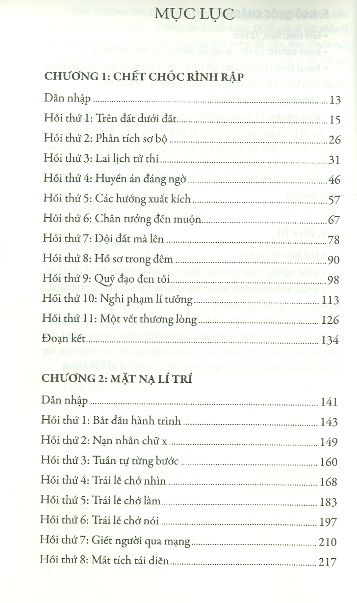 Hồ Sơ Tâm Lí Tội Phạm - Tập 5 - Một cuốn tiểu thuyết khiến người đọc ớn lạnh sống lưng