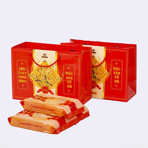 Xách Quà Cơm Cháy Ninh Bình 1.200g (6 gói 200g)