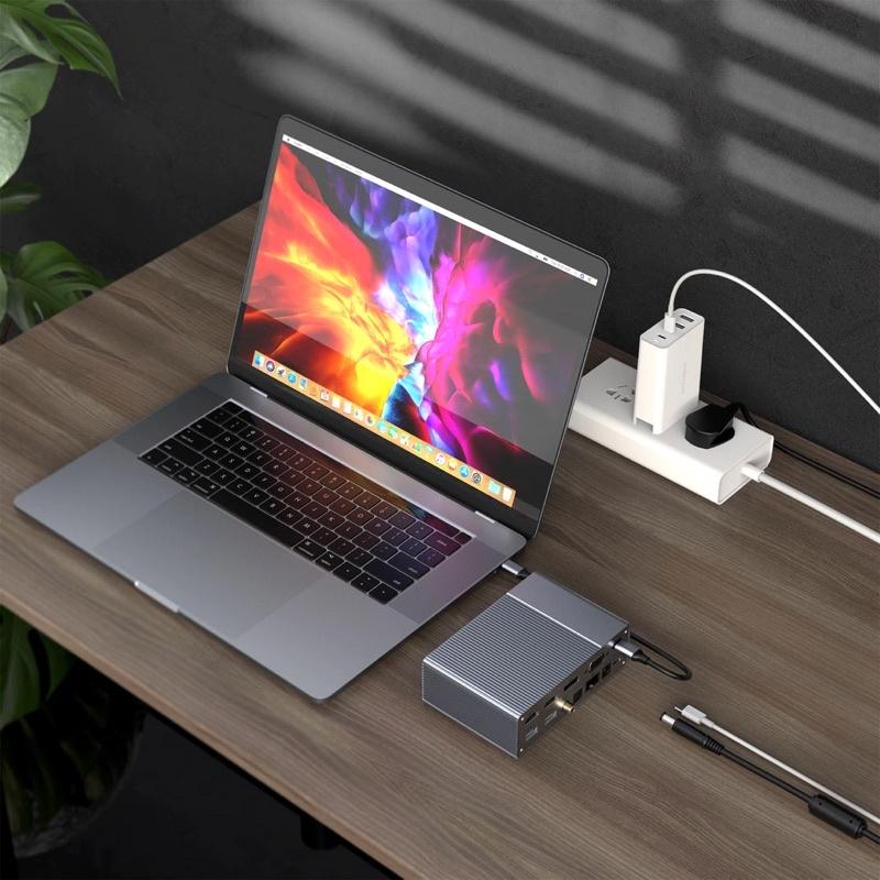 Hub Chuyển Đổi HYPERDRIVE GEN2 18-IN-1 FOR MACBOOK, IPAD PRO 2018-2020, PC AND DEVICES (G218) - HÀNG CHÍNH HÃNG