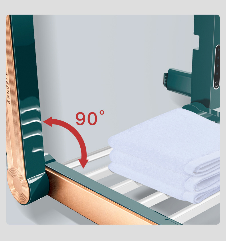 Giá Treo Khăn Sưởi Điện Làm Khô Nhanh Khăn tắm UV DRYER TOWEL