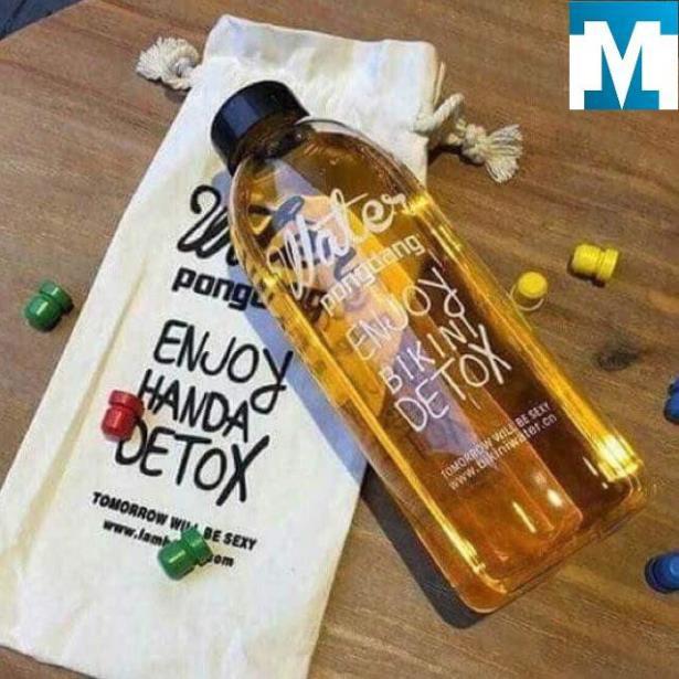 Bình nước detox 1000ml kèm túi đựng