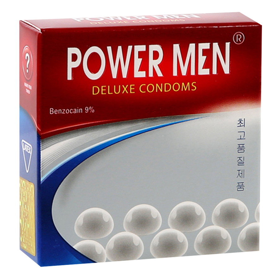Bao Cao Su Powermen Ngọc Trai Hỗ Trợ Trị Xuất Tinh Sớm