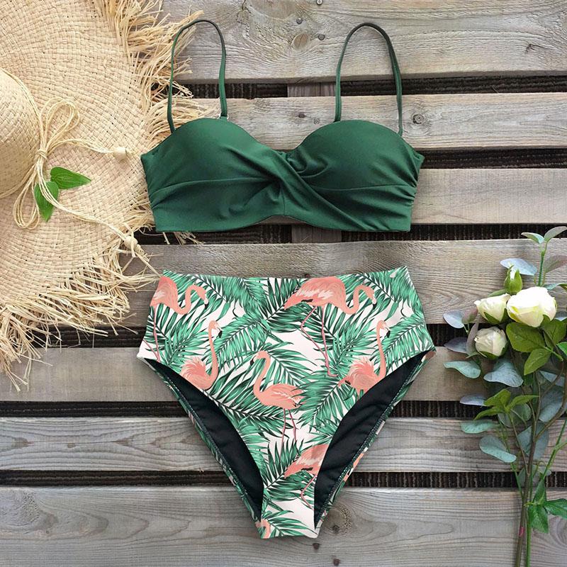 Bikini Gợi Cảm 2021 Đồ Bơi Nữ Quần Áo Bơi Nữ Thông Đẩy Lên Bikini Bộ Cao Cấp Quần Bơi Xù Lông Áo Tắm