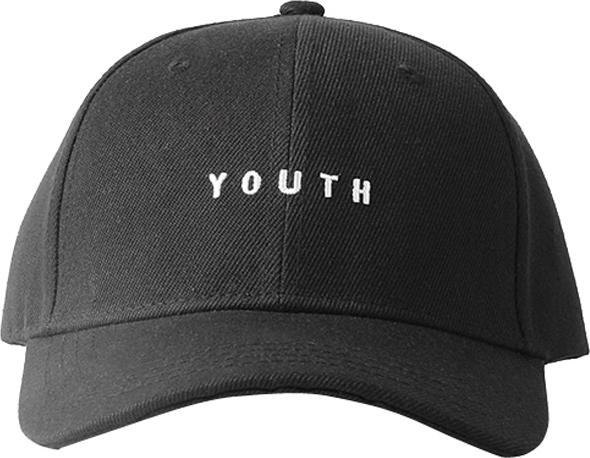 Nón kết chữ Youth NK439 (Màu Đen, Free Size)