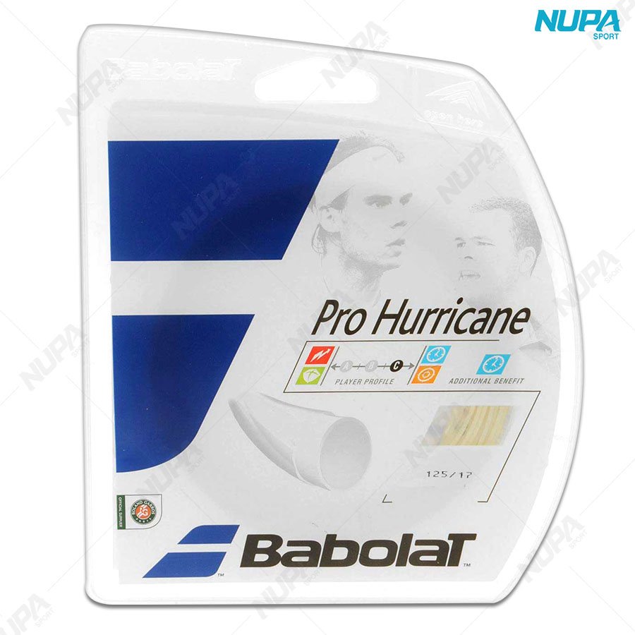 Dây Đan Vợt Tennis Babolat Pro Huricance - Natural - 17