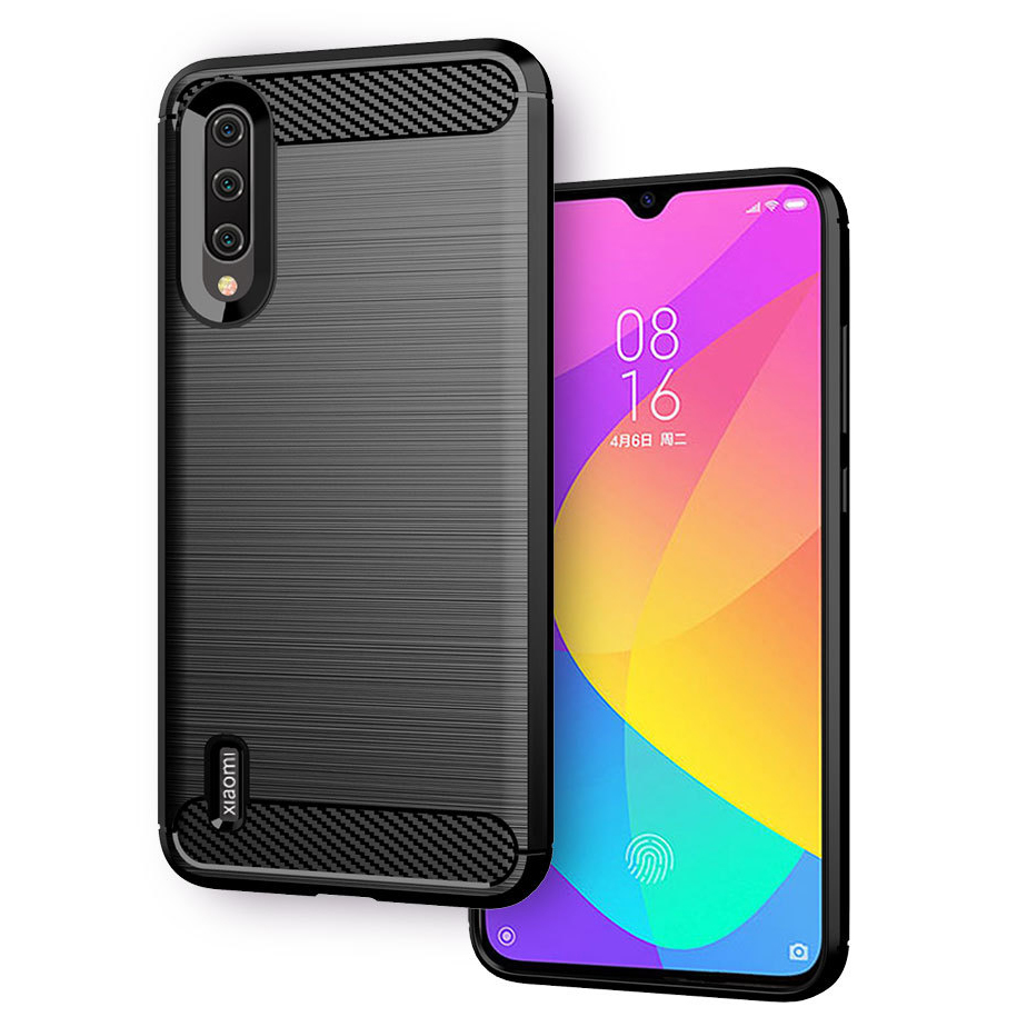 Ốp Lưng Chống Sốc Vân Cabon Cho Điện Thoại Xiaomi Mi CC9E