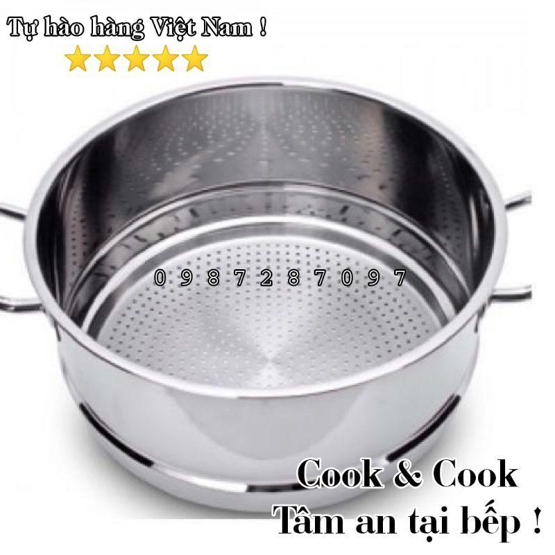 Ngăn Xửng Hấp Inox 430 Size 24, 26, 28, 30, 32 hấp xôi, thực phẩm, đồ xôi inox