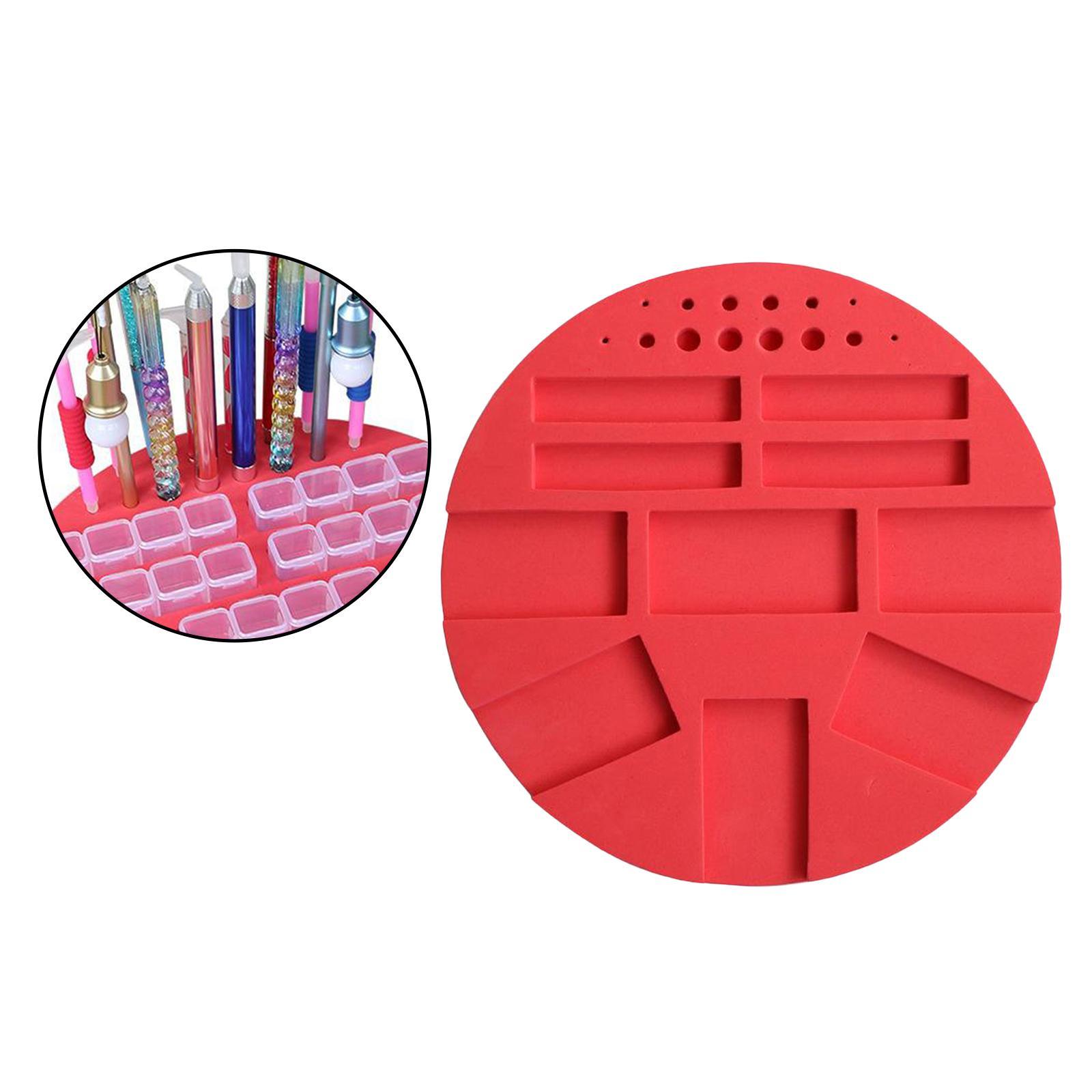 Diamond Painting Tray Organizer Holder Diamond Painting Kits Drill Pens Beads Storage Tools for DIY Arts Crafts