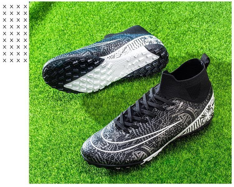 YANZISHOP Đáng yêu Beno Qinghua sứ Assassin giày bóng đá nam dài đinh FG cỏ chống trượt nam sinh trung học nghiền móng tay đào tạo giày