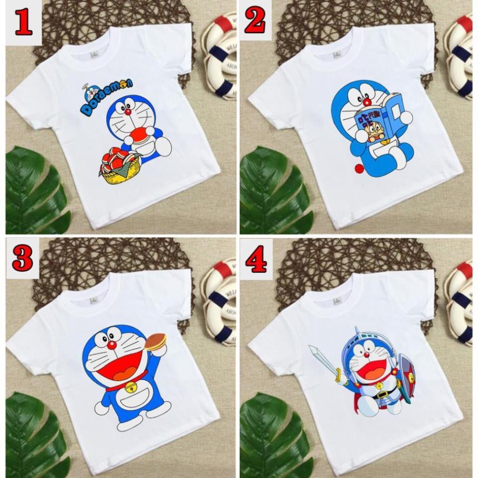 SIÊU SALE - 4 mẫu áo thun doremon trẻ em Vải Cotton thái in tại shop S034 / Có đủ size trẻ em