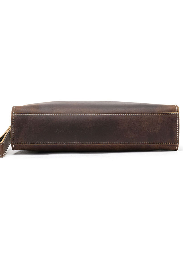 Clutch cầm tay nam da bò sáp thô nguyên tấm BHM2753