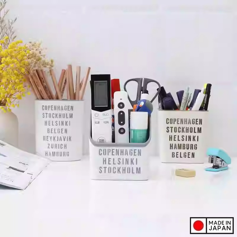 Hộp đựng bút & đồ dùng văn phòng chia ngăn - Hàng Nội Địa Nhật Bản