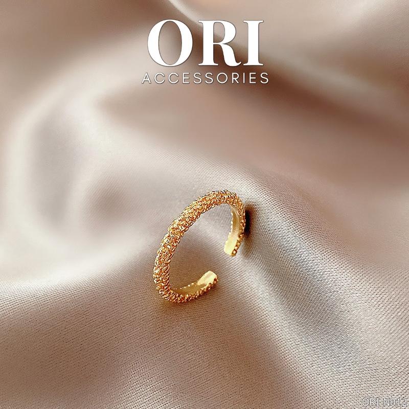 Nhẫn nữ Freesize đơn giản Hafwen tinh tế sang trọng ORI ACCESSORIES N012