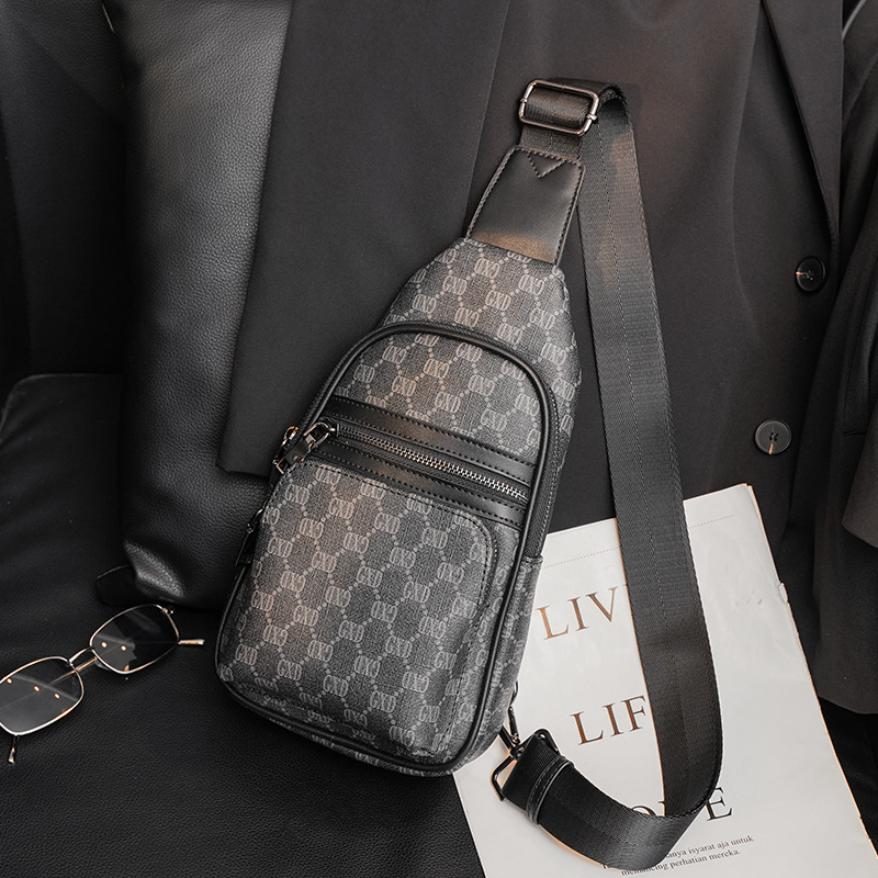 2021 new Korean men's outdoor cycling backpack men's bag chest bag bag shoulder bag casual tide messenger bag