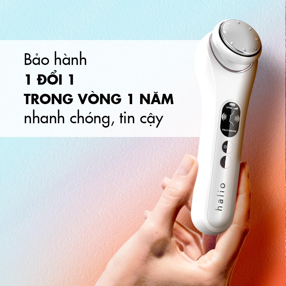 Máy Đẩy Tinh Chất Halio Ion Hot &amp; Cool Beauty Device Nâng Cơ Mặt - Màu White