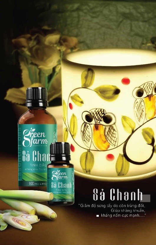 Tinh dầu sả chanh Greenfarm 20ml