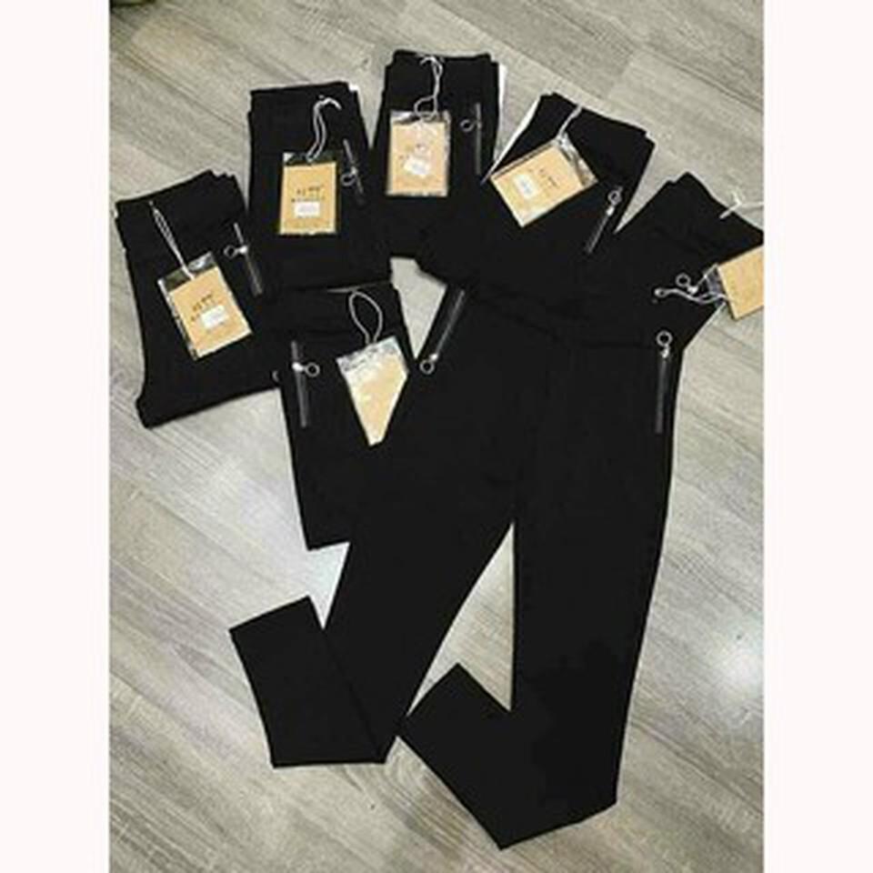 Quần Legging Phối KHÓA SƯỜN