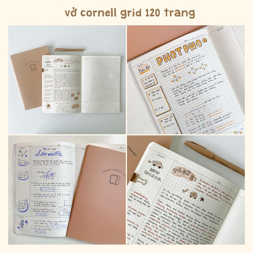 Vở Kẻ Ngang, Cornell, Ô Vuông 80 120 Trang, Vở Học Sinh Studygram