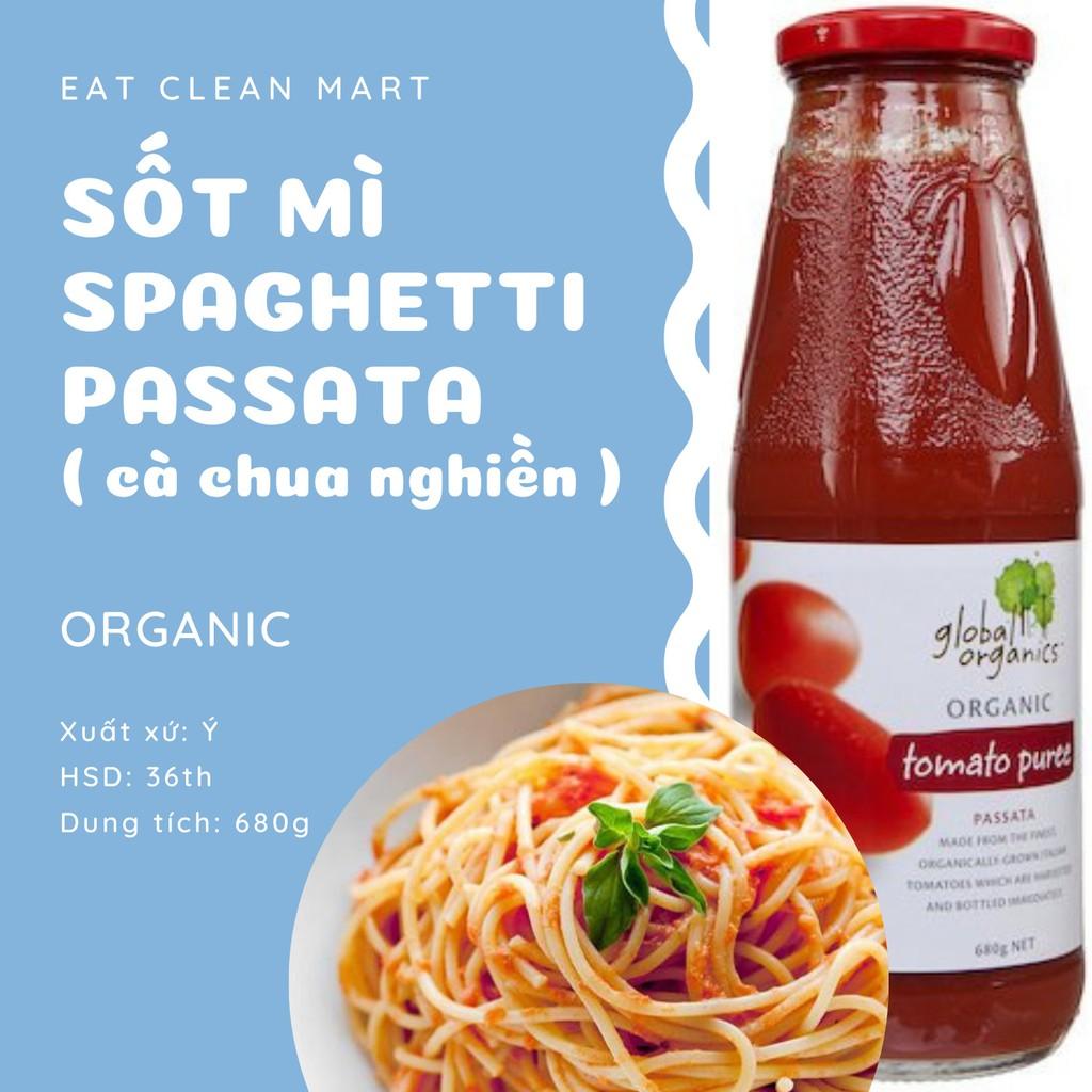 Sốt Spaghetti Passata chai 680g, vị cà chua , sốt mì ý tiện lợi đầy đủ gia vị, thơm ngon