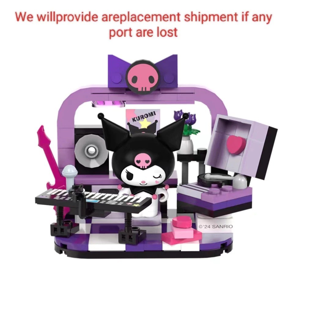Đồ chơi - KEEPPLAY -  20849 Bộ đồ chơi xếp hình mô hình Sanrio chơi vui vẻ ở nhà - lẻ mẫu ngẫu nhiên