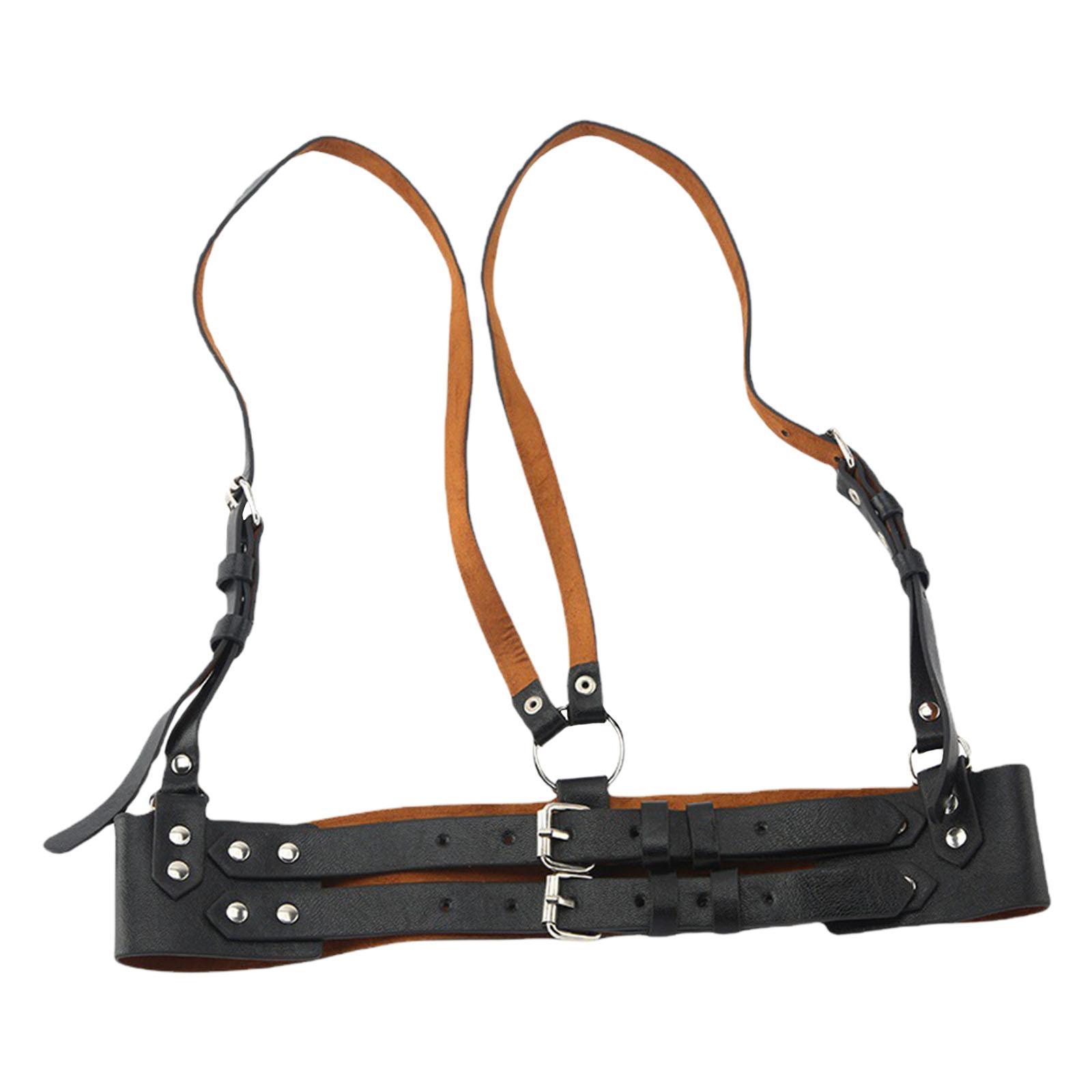 Fashion Women's Pu Leather Waist Belt Adjustable Underbust Corset for Dress