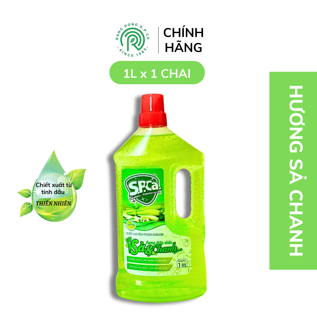 Nước lau sàn S.P.Ca. - Premium Sả & Chanh 1 lít
