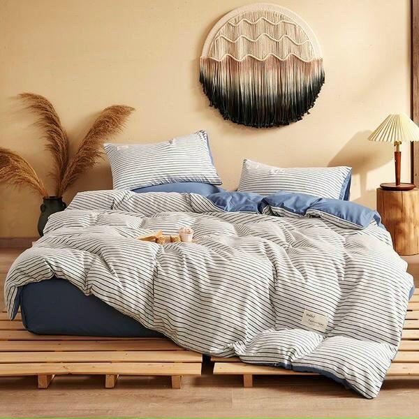 Chăn ga hè Tici kẻ cao cấp - Lựa chọn xứng đáng cho mùa Hè