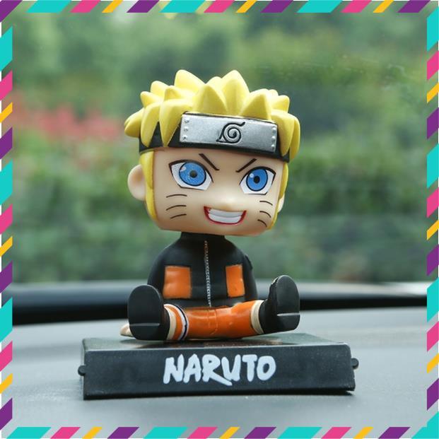 Mô Hình Naruto, Decor Trang Trí Ô tô - Trang Trí Góc Học Tập, Làm Việc - Kê Điện Thoại - Figure Naruto