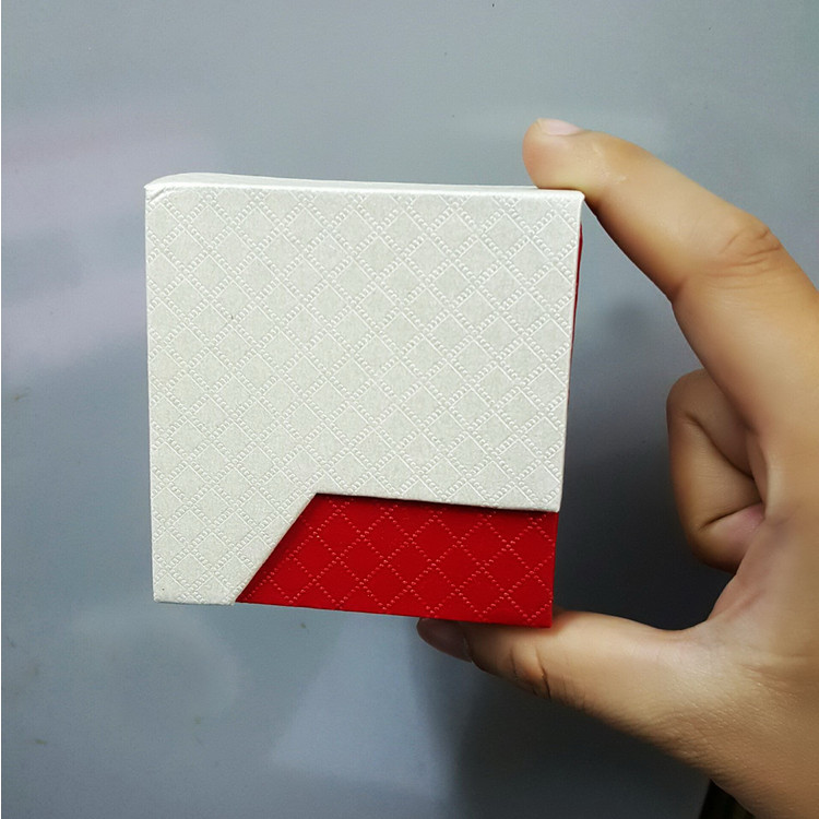 Combo 2 hộp quà đựng trang sức V.1 - Đỏ phối trắng