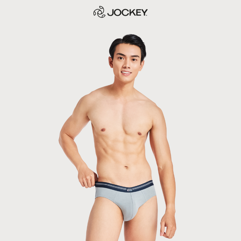 Quần Lót Nam Thun Cotton Jockey Dáng Trunk Boxer Co Giãn Thoải Mái Màu Xám Nhạt - J1248_P1
