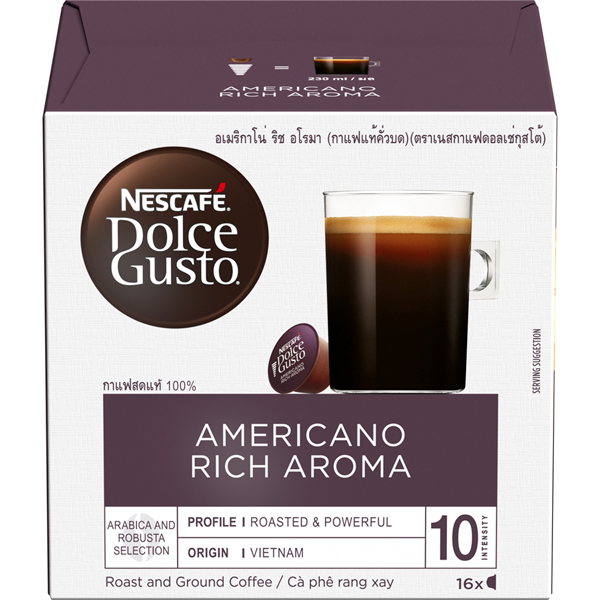 Combo 3 Hộp Cà Phê Viên Nén Nescafe Dolce Gusto Vị Espresso, Americano, Cappucino Kèm 1 Ly Thủy Tinh 2 Lớp Cao Cấp