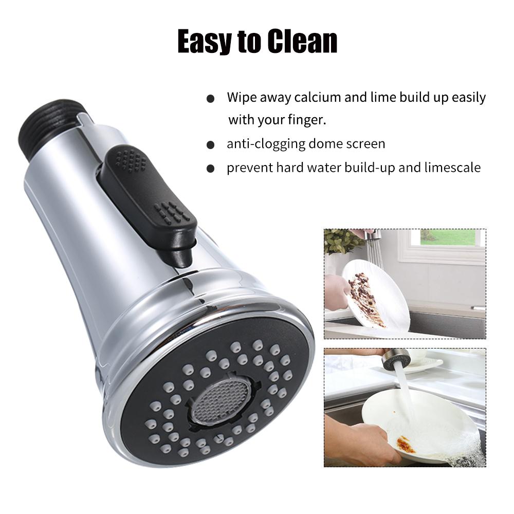 Đầu phun 2 chức năng với van kiểm tra hế đầu vòi của nhà bếp G1 / 2