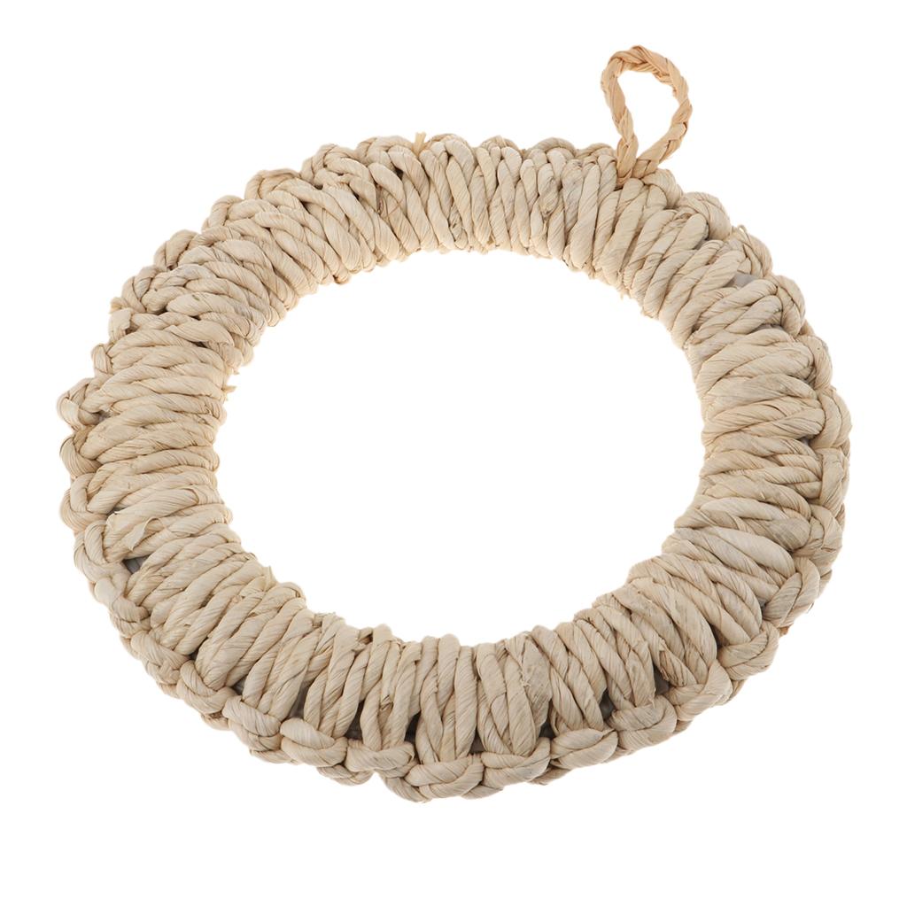 Natural Corn Straw Braided Pot Holder Mat Coaster Woven Placemat 5.9inch