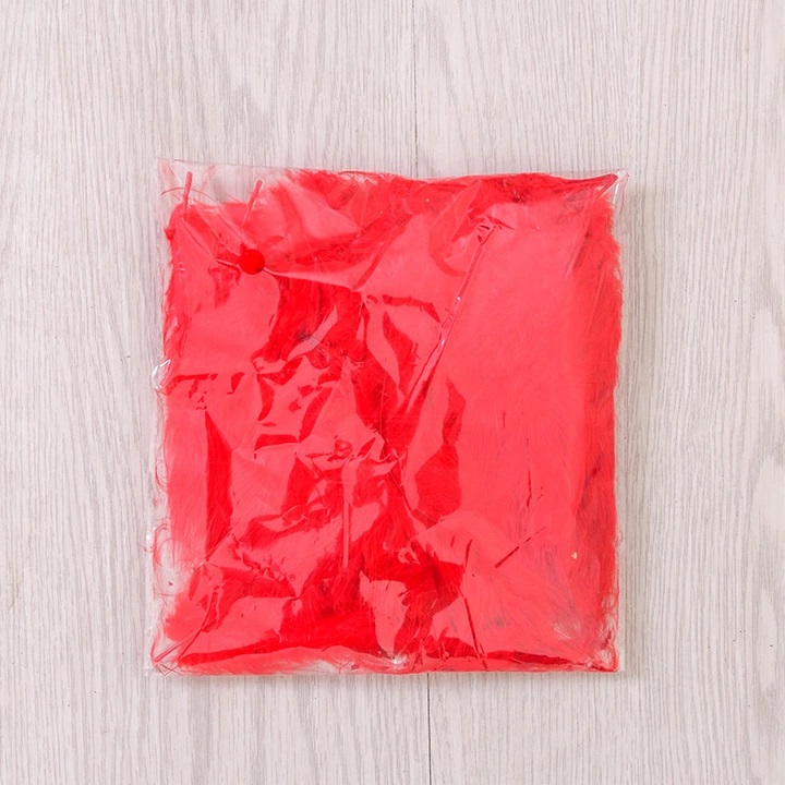 Lông vũ nhiều màu trang trí bóng trong suốt Jumbo handmade